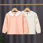 Mädchen Sweatshirt mit floralem Stickdesign R&B