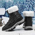 Damen Gefütterte Winterstiefel mit rutschfester Sohle und isolierendem Kunstfell R&B