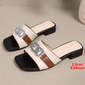 Damen Komfortable Slides mit modischem Ketten-Design R&B