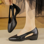 Damen Sling-Pumps mit atmungsaktivem Lochmuster