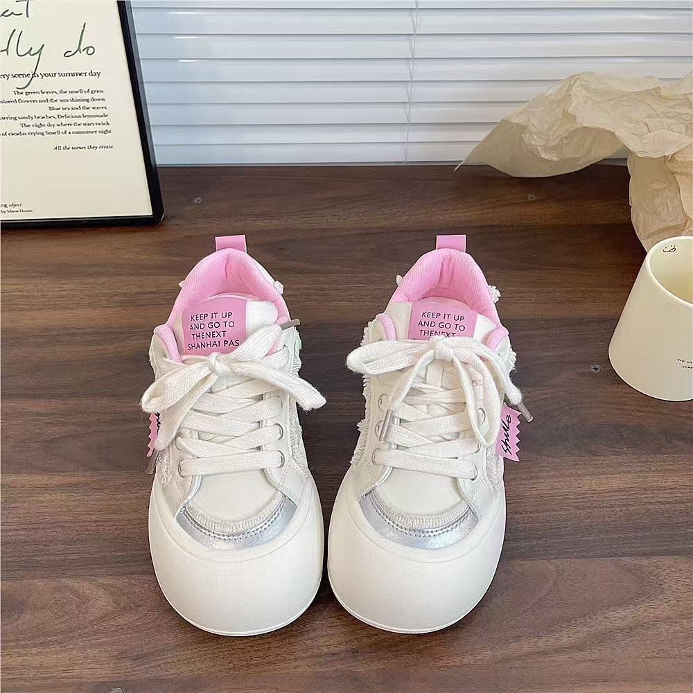 Damen Modische Sneakers mit voluminösem Sohlenprofil und atmungsaktiver Oberflächenstruktur R&B