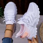 Damen Sportliche Laufschuhe mit atmungsaktivem Obermaterial und dämpfendem Komfort