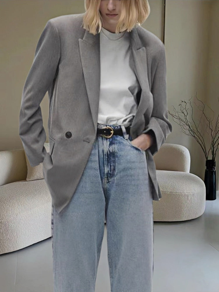 Damen Modischer und eleganter Oversized Blazer R&B