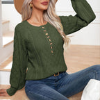 R&B | Pullover Mit Zopfmuster Und Weichem Stoff