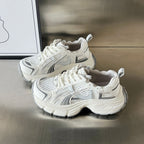 Damen Sportliche Chunky Sneakers mit atmungsaktiver Mesh-Oberfläche und stabiler Sohle R&B