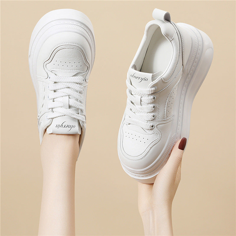Damen bequeme Plateau-Sneaker mit luftiger Einspritzsohle R&B