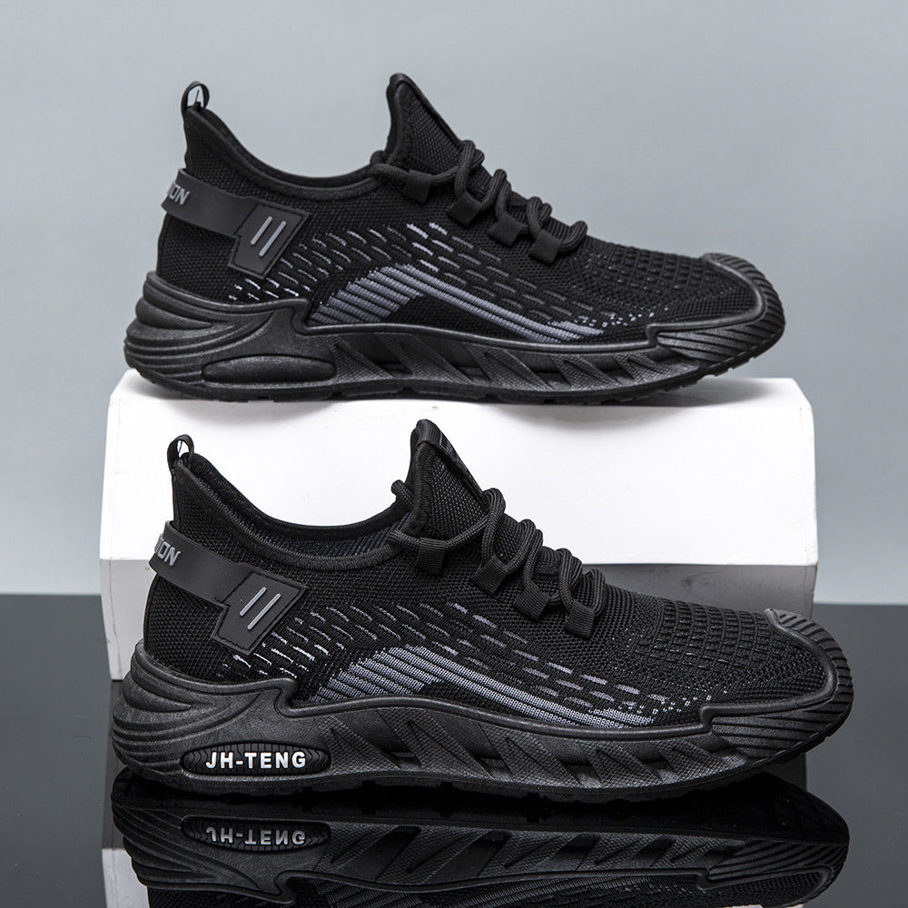 Damen Sportliche Laufschuh mit atmungsaktiver Mesh-Oberfläche und dämpfender Sohle R&B