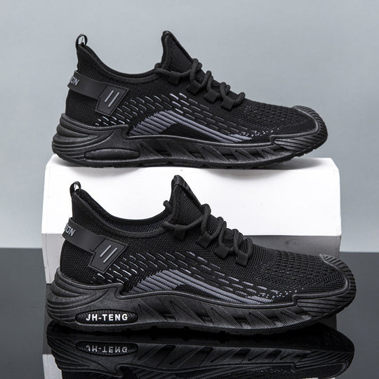 Damen Sportliche Laufschuh mit atmungsaktiver Mesh-Oberfläche und dämpfender Sohle R&B