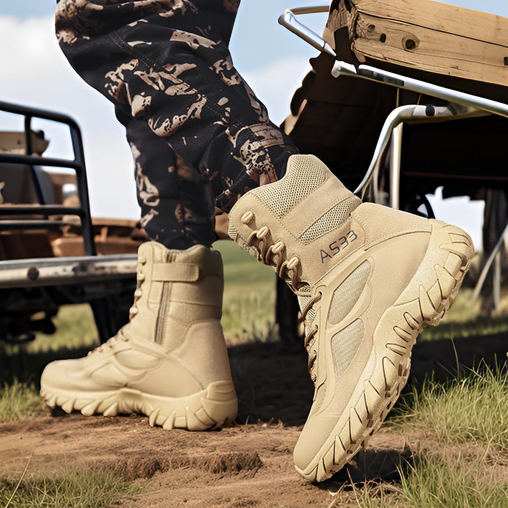 Herren wetterfeste Jagdstiefel mit rutschfester Sohle und atmungsaktiver Oberfläche R&B