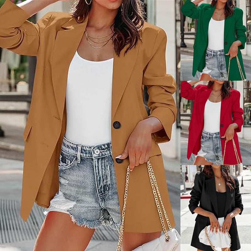Damen großzügig geschnittener Oversize-Blazer