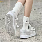Damen Modische Sneakers mit hochwertiger Wildleder-Oberfläche und weichem Fußbett