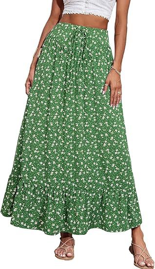 Damen Jumpsuit mit floralem Druck und elastischer Taillierung R&B