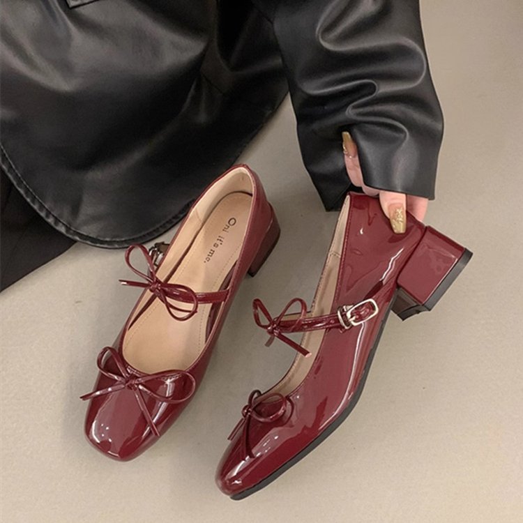 Damen elegante und bequeme Ballerinas mit dekorativem Schleifendetail R&B