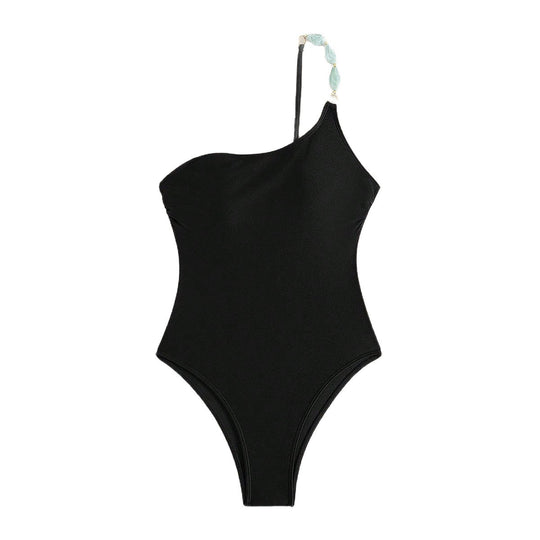 Damen Eleganter Schwimmanzug mit schmalen Trägern und figurschmeichelndem Schnitt R&B