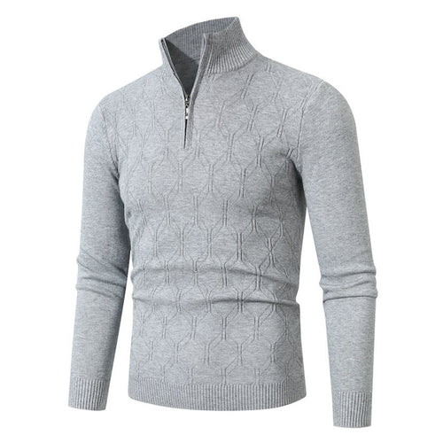 Herren Strickpullover mit modernem Strukturmuster R&B