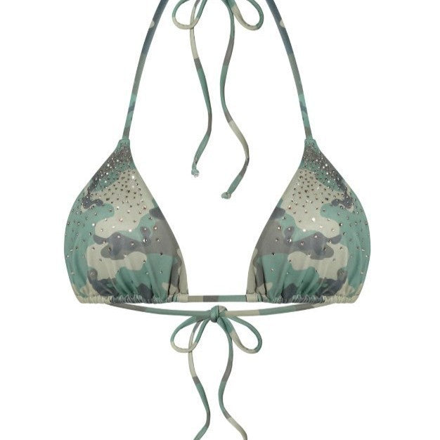 Damen Triangel-Bikini mit schimmernden Details R&B