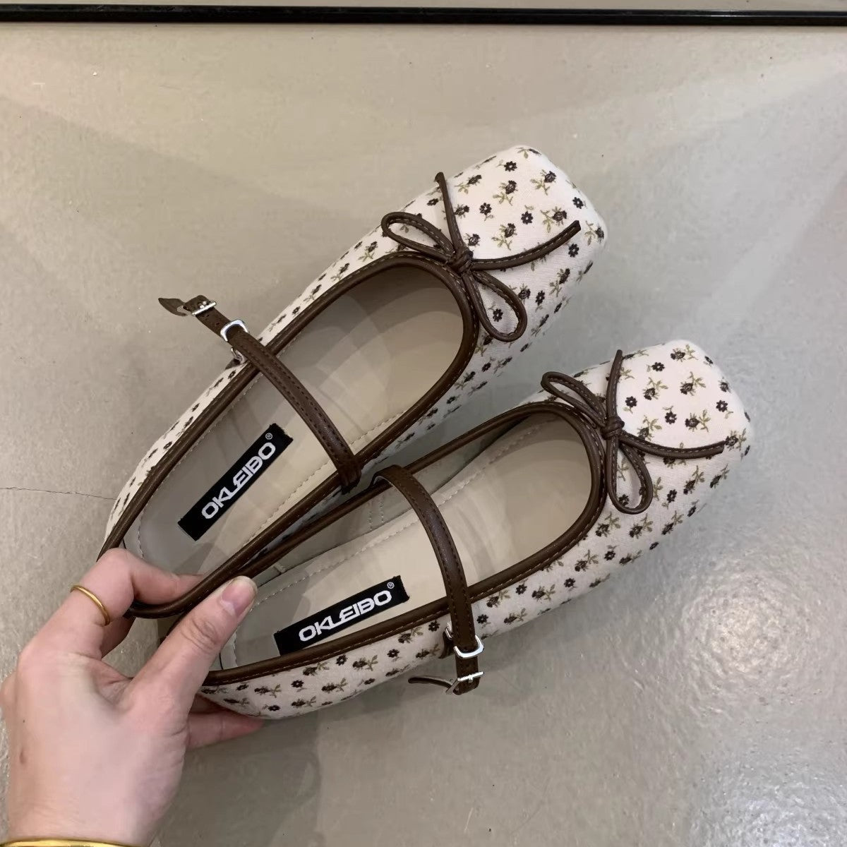 Damen Ballerinas mit dekorativem Schleifenakzent und bequemer Fußbettung R&B