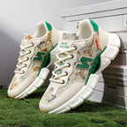 Damen Sportliche Sneakers mit modischem Strukturdesign und atmungsaktiven Materialien R&B