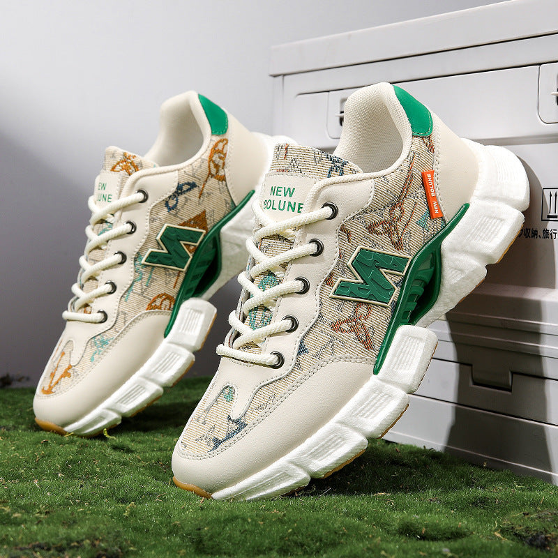 Damen Sportliche Sneakers mit modischem Strukturdesign und atmungsaktiven Materialien R&B