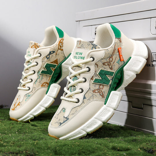 Damen Sportliche Sneakers mit modischem Strukturdesign und atmungsaktiven Materialien R&B