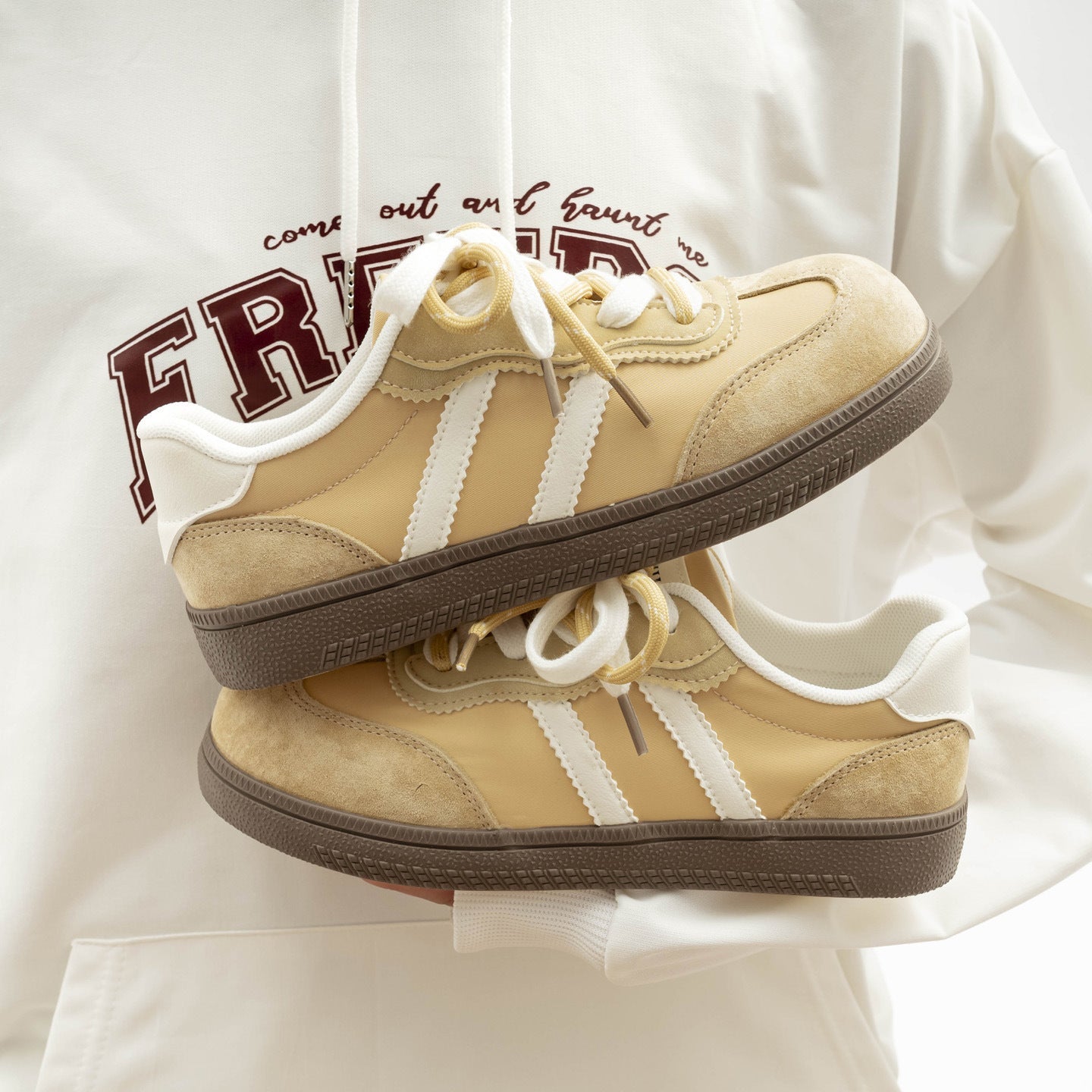 Damen Sneakers mit sportlichem Design und weichem Futter