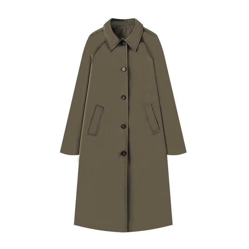 Damen elegante Übergangsjacke mit praktischen Taschen R&B