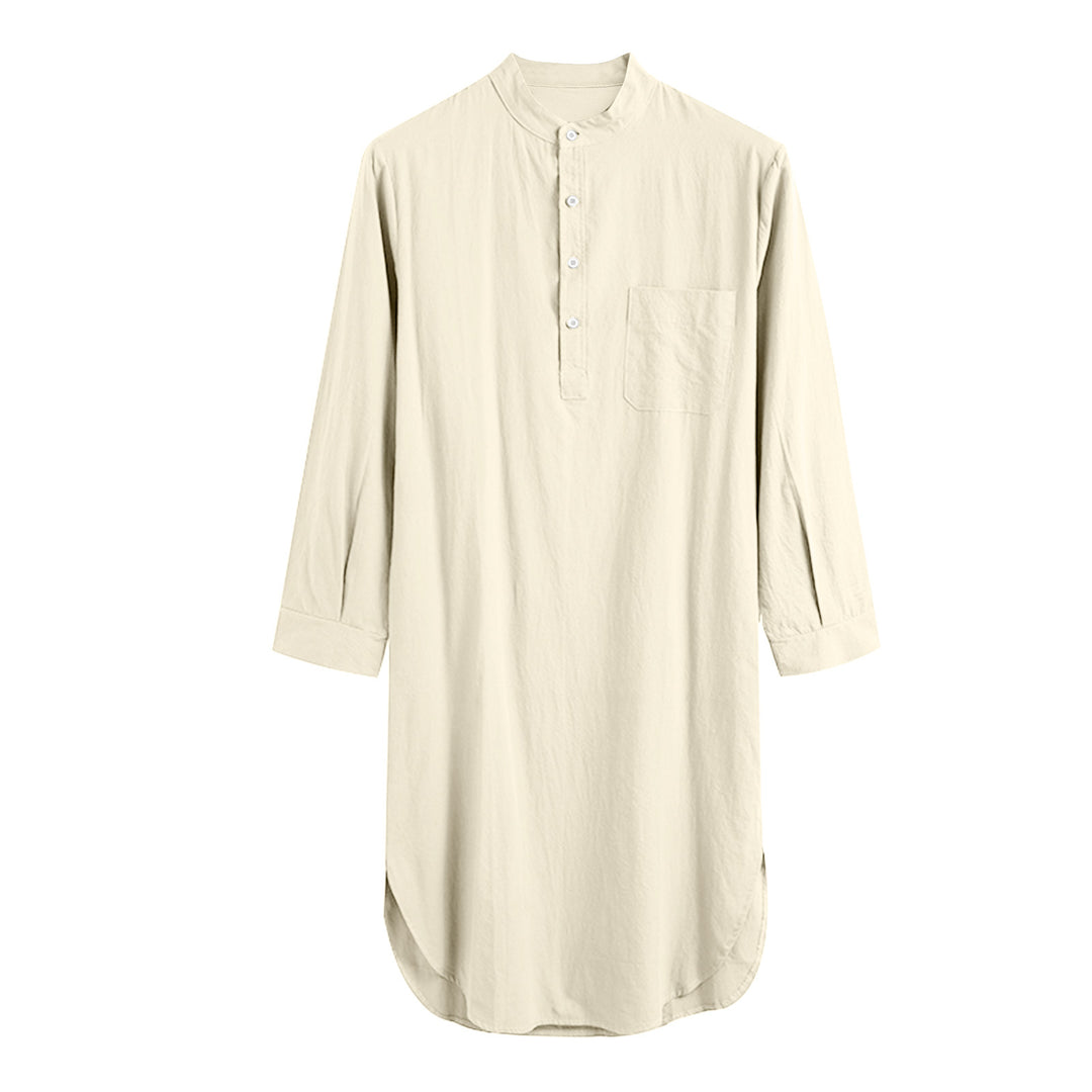 Damen Langarmhemd mit modernem Henley-Ausschnitt und praktischer Brusttasche R&B