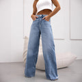 Damen Weite Jeans im Vintage-Stil R&B