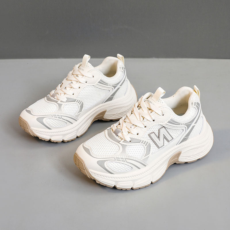 Damen Sportliche Laufschuhe mit atmungsaktivem Mesh-Obermaterial und dämpfender Sohle R&B