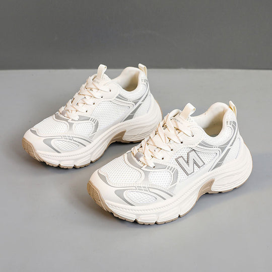 Damen Sportliche Laufschuhe mit atmungsaktivem Mesh-Obermaterial und dämpfender Sohle R&B
