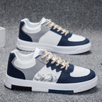 Damen stylische Sneaker mit kunstvoller Wellenmotivik R&B