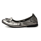 Damen Ballerinas mit dekorativem Schleifenakzent und rutschfester Sohle