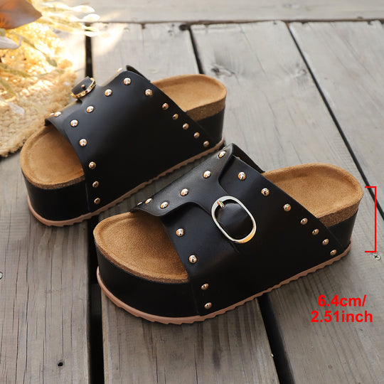 Damen Komfortable Plateau-Sandalen R&B