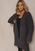 Damen Grobstrickjacke mit lässigem Schnitt und praktischen Taschen R&B