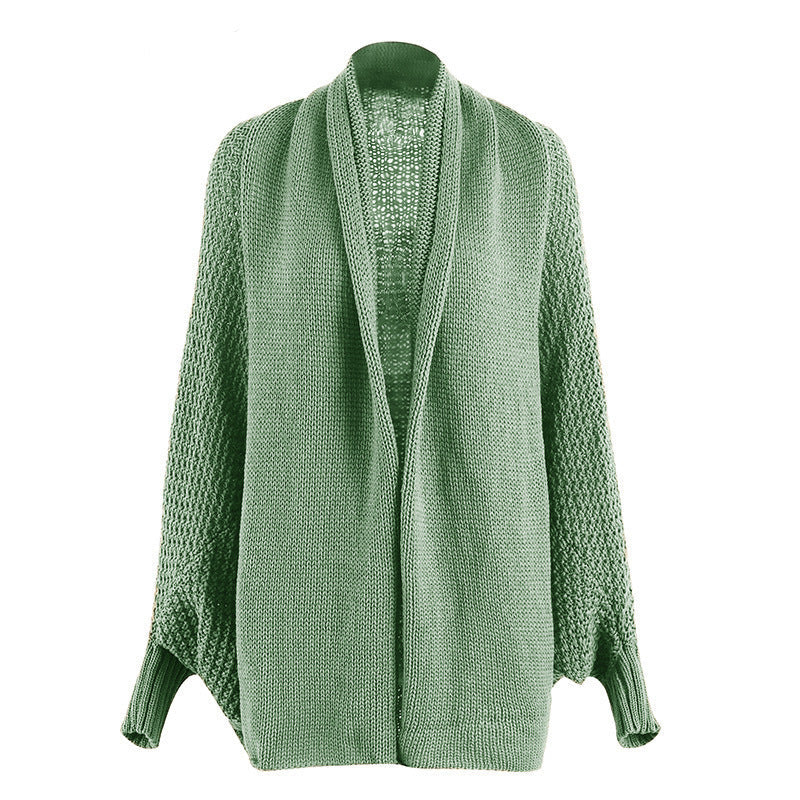 Damen Großer Strickcardigan mit lässigem Schnitt und voluminösen Ärmeln R&B