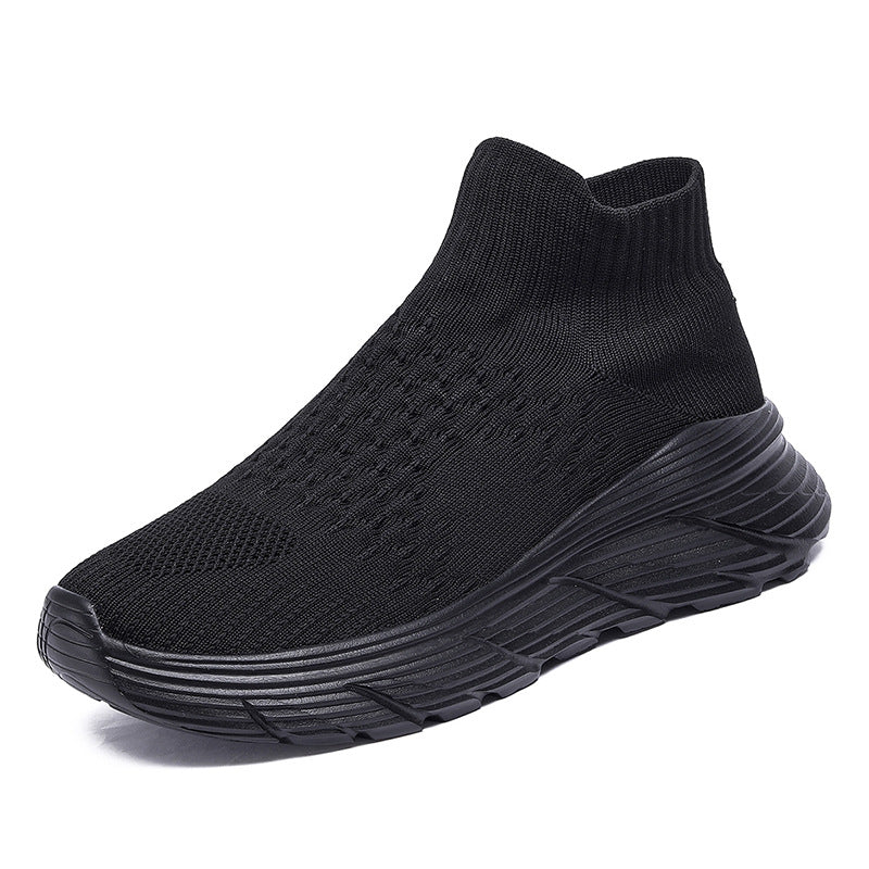 Damen Sportliche Strick-Sneaker mit elastischer Sohle R&B