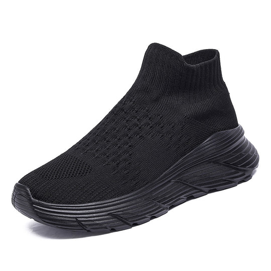Damen Sportliche Strick-Sneaker mit elastischer Sohle R&B