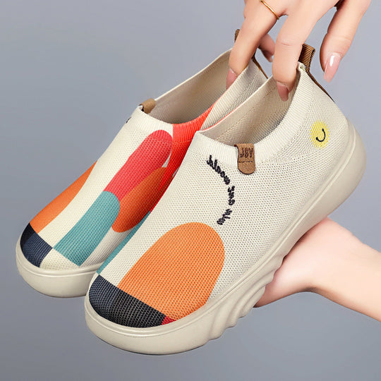 Damen Modische Slip-On Sneakers mit komfortabler Passform und trendigem Design R&B