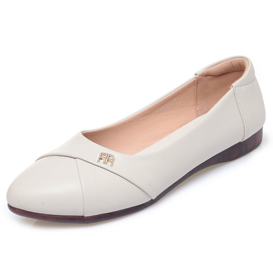 Damen Komfortable und elegante Ballerinas mit dezenter Verzierung R&B