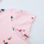Mädchen Sommerkleid mit buntem Motiv R&B