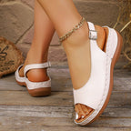 Damen Komfortable Freizeitsandalen mit verstellbarem Riemendesign und anatomischem Fußbett R&B