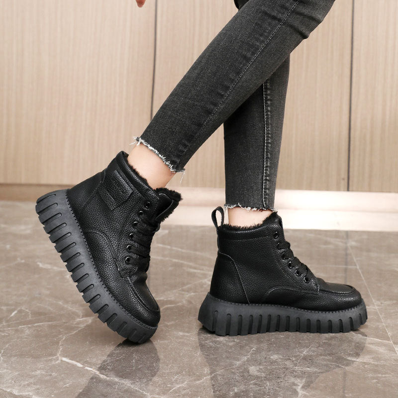 Damen Winterschuhe mit kuscheligem Innenfutter und robustem Profil R&B