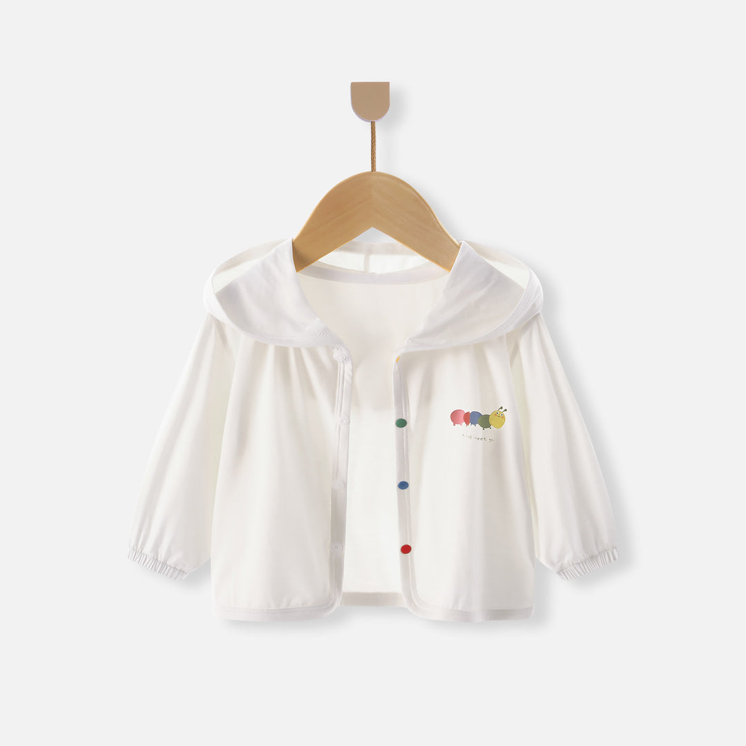 Unisex nan leichte gepanelte zip-up Kapuzenjacke für Kinder R&B
