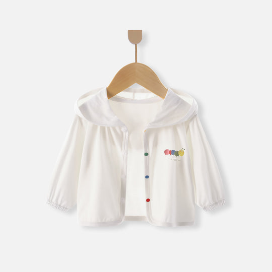 Unisex nan leichte gepanelte zip-up Kapuzenjacke für Kinder R&B