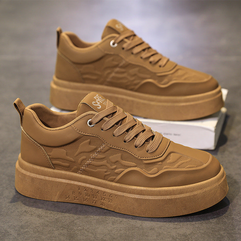 Damen Sneakers aus hochwertigem Leder mit trendiger Logostickerei von R&B