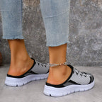 Damen bequeme Slipper mit innovativem Strickdesign R&B