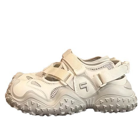 Damen Outdoor-Sneaker mit atmungsaktiver Mesh-Oberfläche und rutschfester Profilsohle R&B