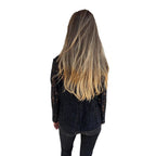 Damen Transparente Spitzenjacke mit elegantem Schnitt R&B