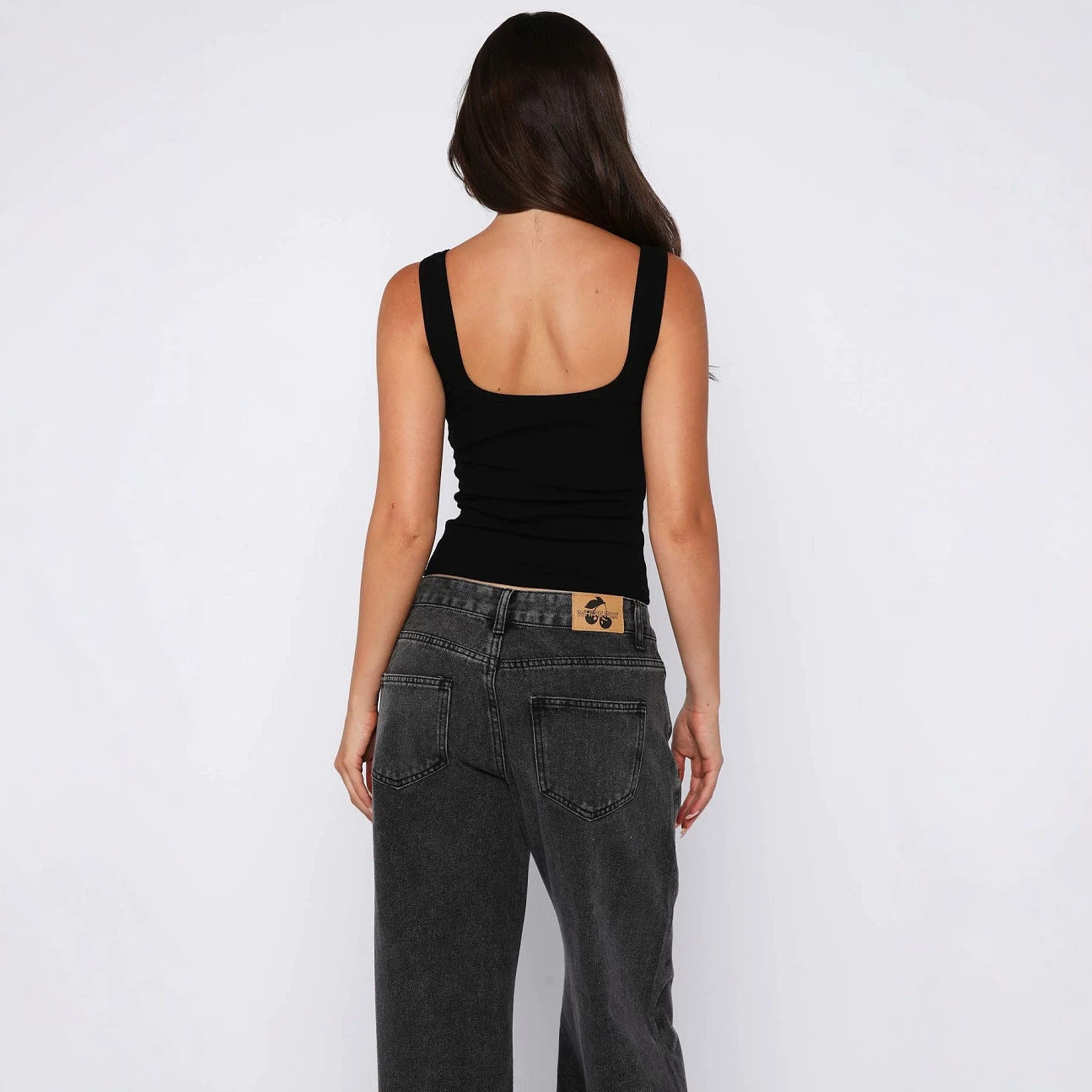 Damen Elegantes Trägershirt mit verschönernden Details R&B
