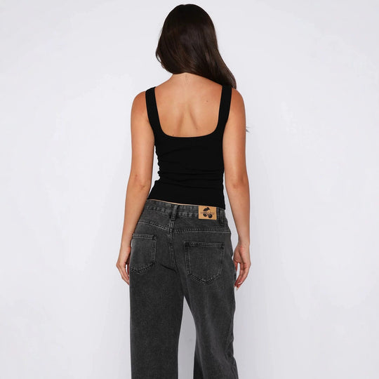 Damen Elegantes Trägershirt mit verschönernden Details R&B